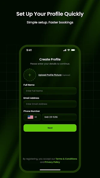 Rider app home screen